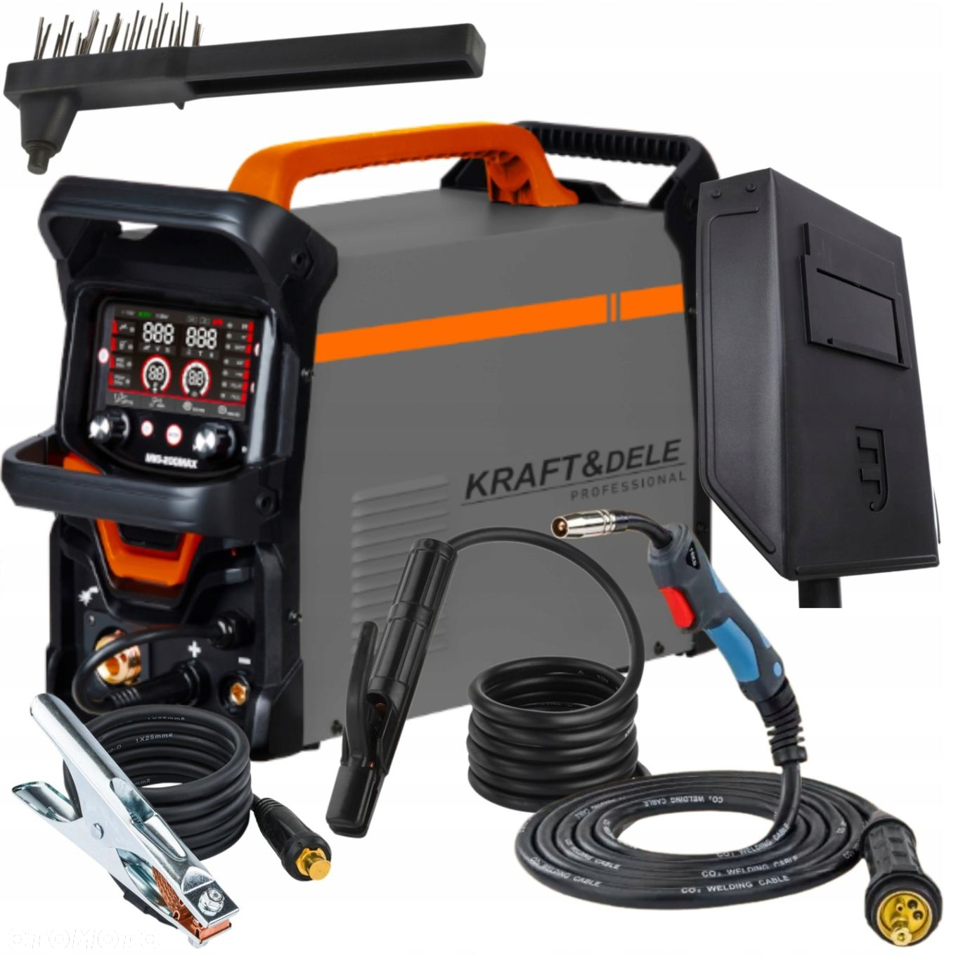 KRAFTDELE SPAWARKA INWERTOROWA 255A MIG/FLUX/MMA/LIFT TIG/ALU KD3422 - 6