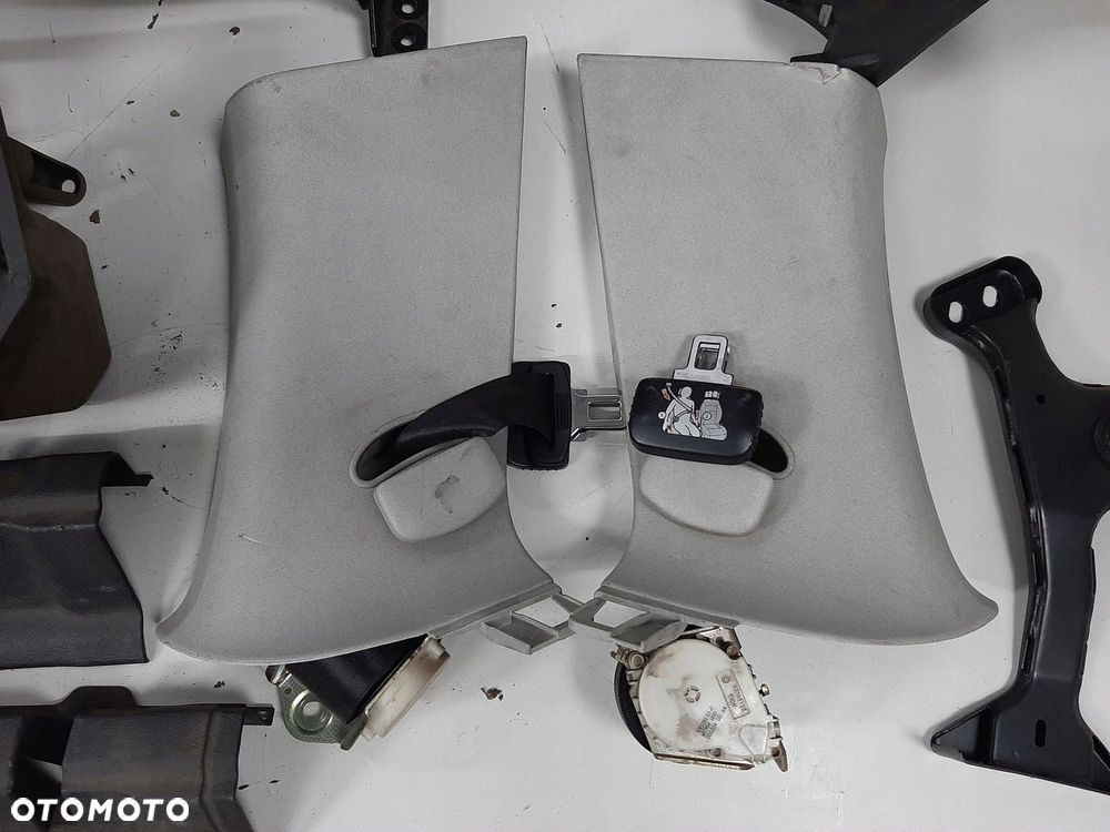 VW TOURAN 05R FOTELE TYL 3 RZAD 1T0885866 1T0885865  PASY BOCZKI PODLOGA - 6