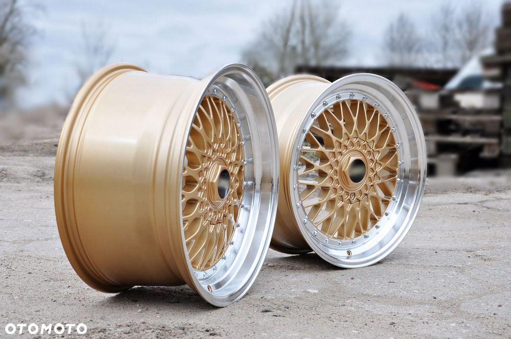 479 ZŁOTE FELGI Z POLEROWANYM RANTEM 18 8J 5x120 DO BMW 3 E36 E46 E90 E91 - 3