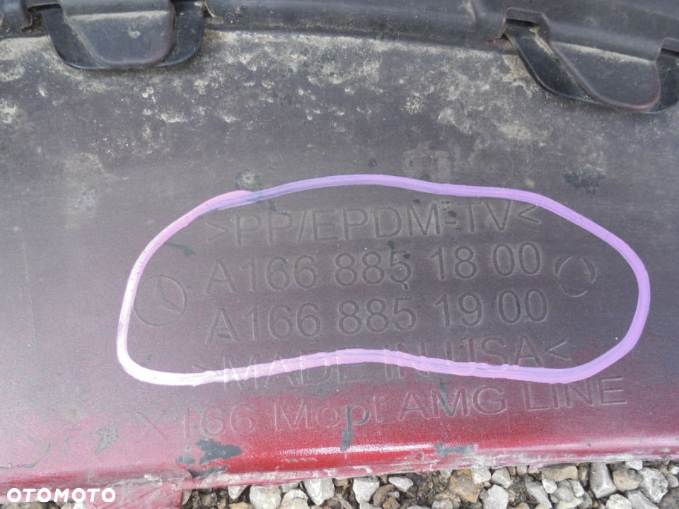 ZDERZAK PRZÓD PRZEDNI MERCEDES GLS W166 X166 AMG Numer katalogowy części A1668851800 - 10