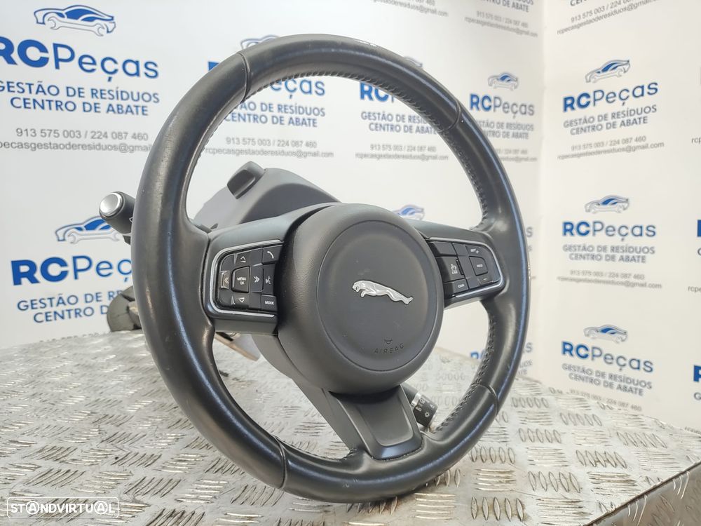 Volante Pele Patilhas Comandos Multifunções Jaguar XE X760 R Sport 2015 - 2024 - 8