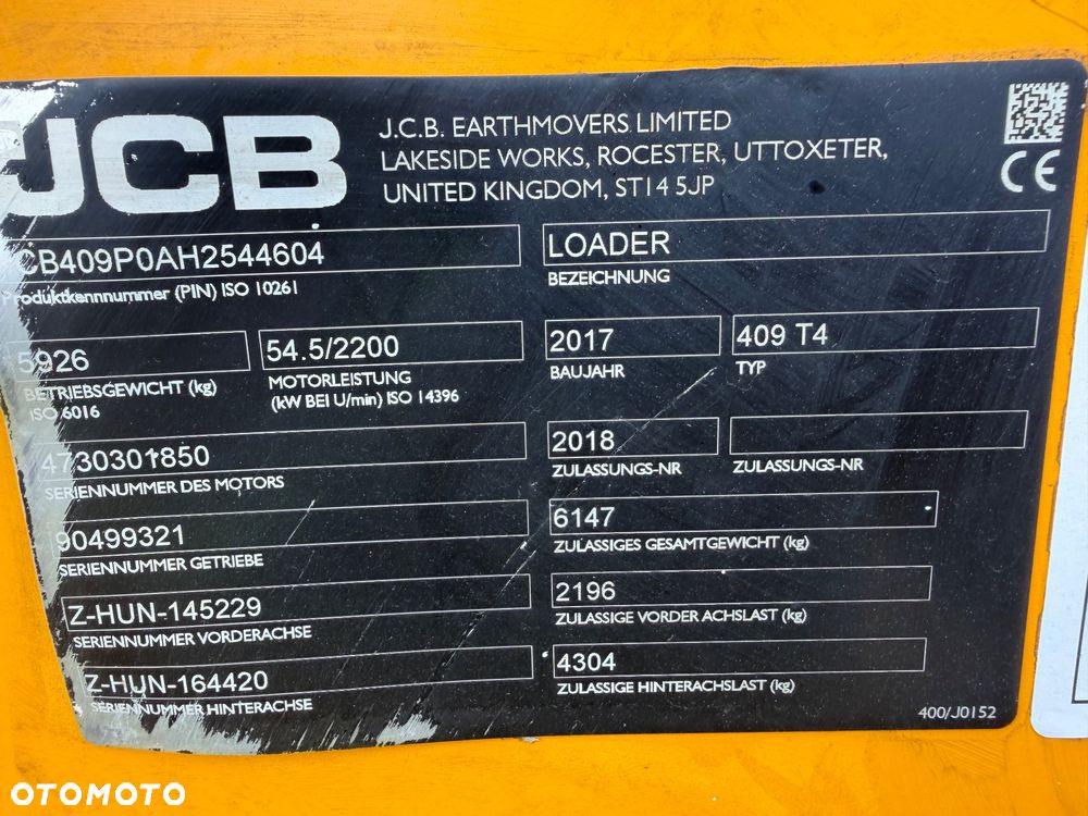 JCB 409 T4 - 21