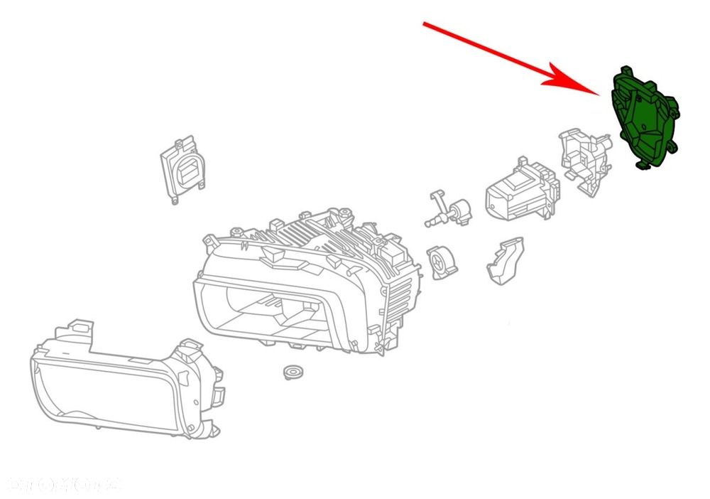 Zaślepka reflektora Porsche Macan II 95c 24r.- NOWA osłona dolnego lewego reflektora lampy halogenu - 1