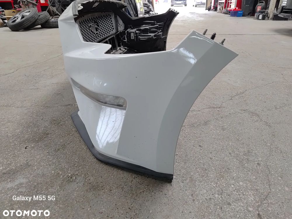 Maska pokrywa silnika zderzak przedni Mustang MK6 polift fartuch prawy górny Oem, listwy nakładki progowe - 22