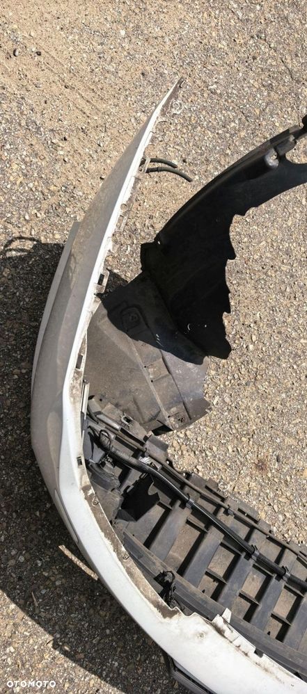 ZDERZAK PRZEDNI  PRZÓD KOMPLETNY BIAŁY RENAULT LAGUNA 3 III SPRYSKI XENON - 9