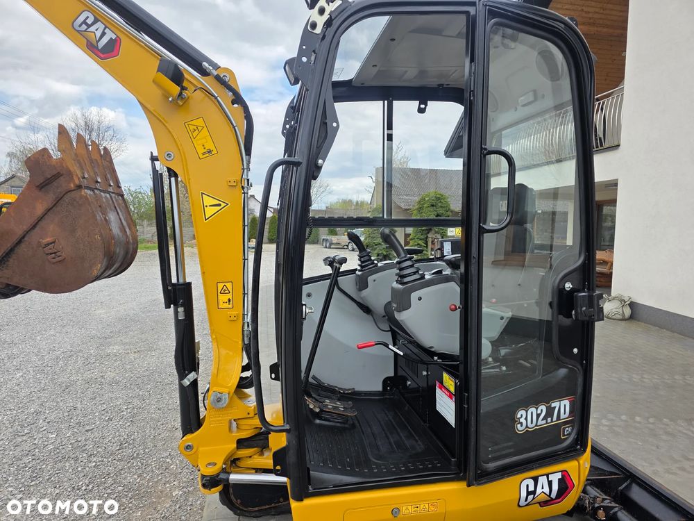 Caterpillar CAT 302.7 D CR mini koparka szybkozłącze 3 łyżki piękna serwisowana 1 wł JCB sprowadzona - 5