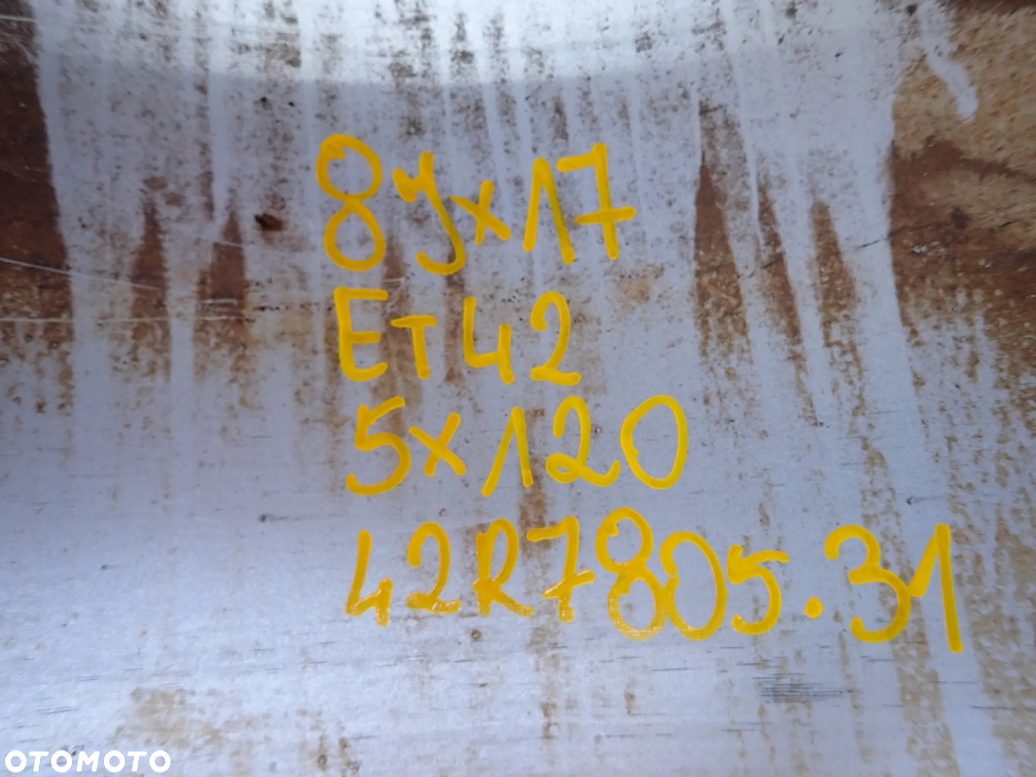 FELGI ALUMINIOWE RONAL  8JX17  ET 42  5X120  KBA45652  42R7805.31 - 9