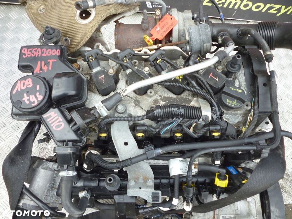 SILNIK KOMPLETNY ALFA ROMEO MITO 1.4 T 955A2000 109 TYS - 2