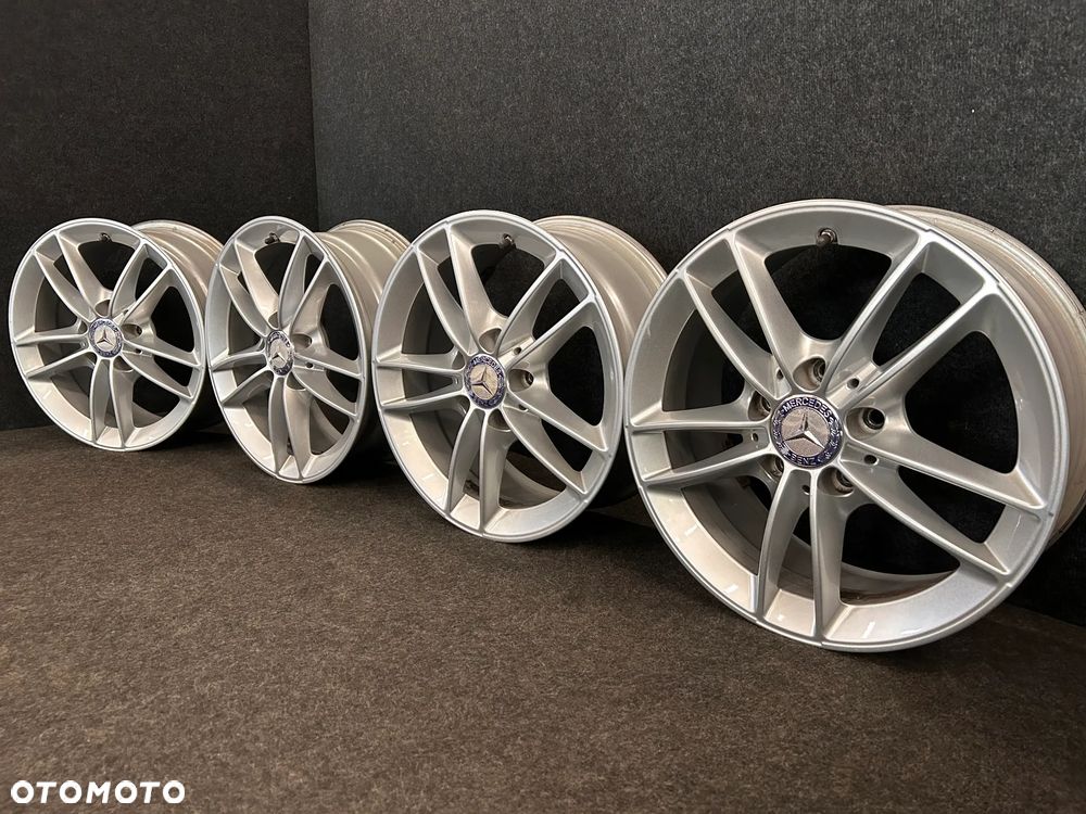 Alufelgi Mercedes A-Klasa W177, W176, CLA, B-Klasa W246 16 cali 5x112 4szt. Ładne z czujnikami! - 1