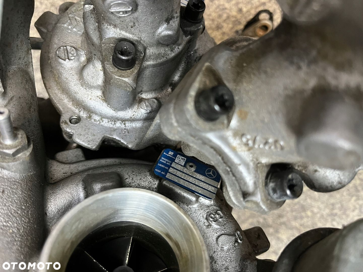 Turbiny turbina turbo gruszka W204 2.2 CDI Biturbo 651 651.911 KOMPLET W212 - 9