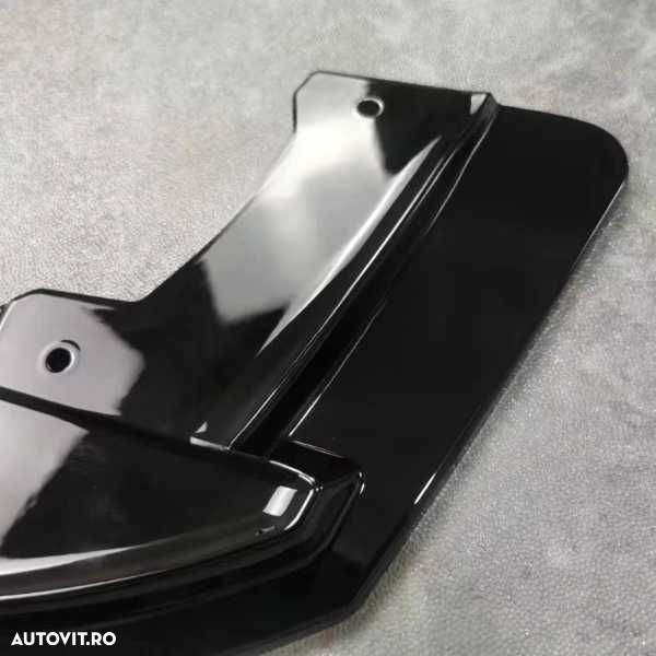 Extensii Splitere Prelungiri Extensie Bara Spate BMW F30, Negru Lucios - 5
