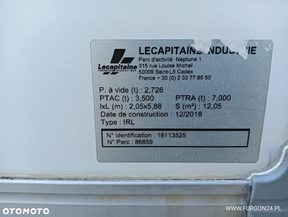 KONTENER IZOTERMA CHŁODNIA CARRIER XARIOS 350 NR 934 - 9