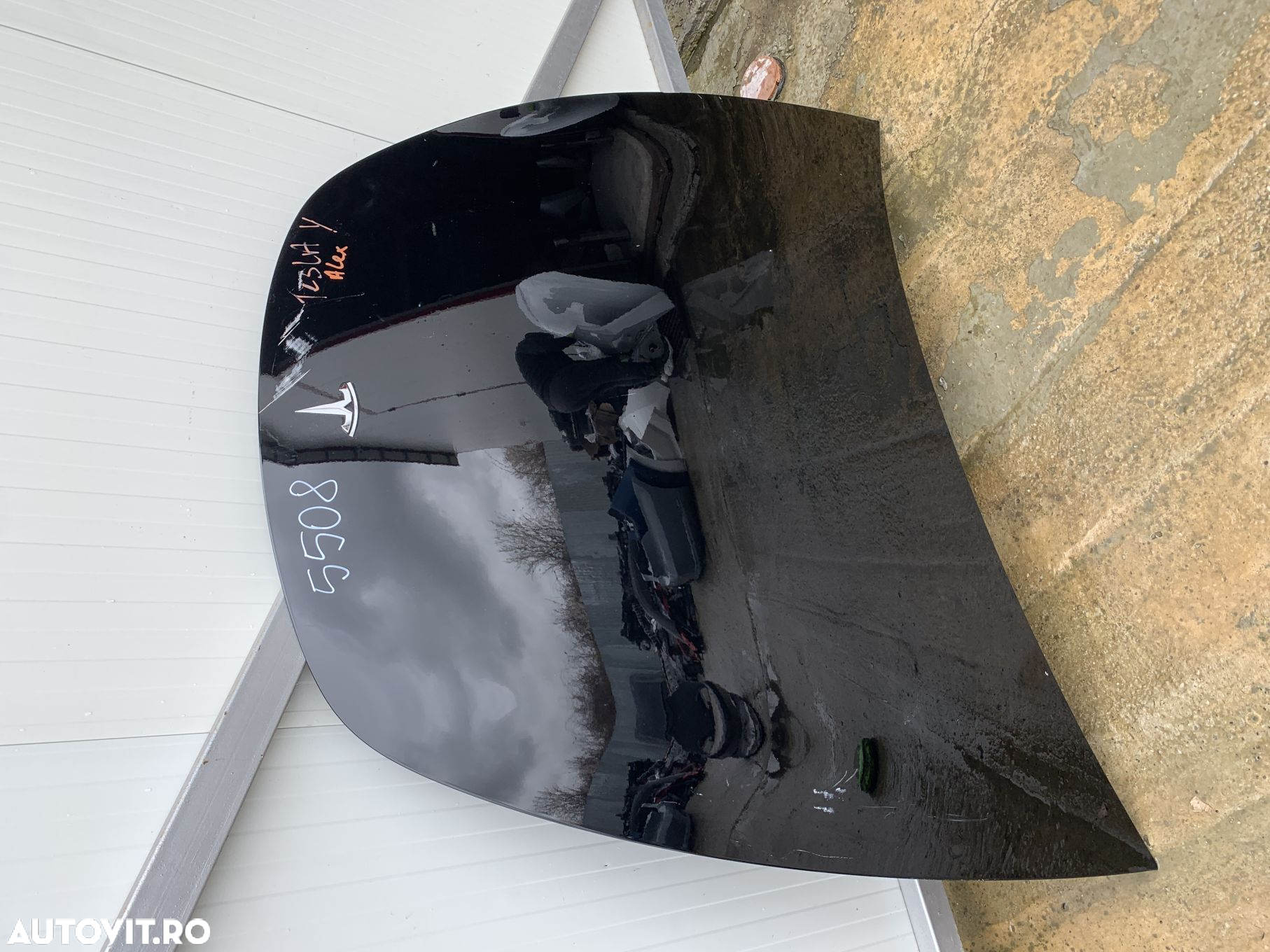 Capota motor, Tesla Y, 2021, 2022, 2023, 2024. - 12