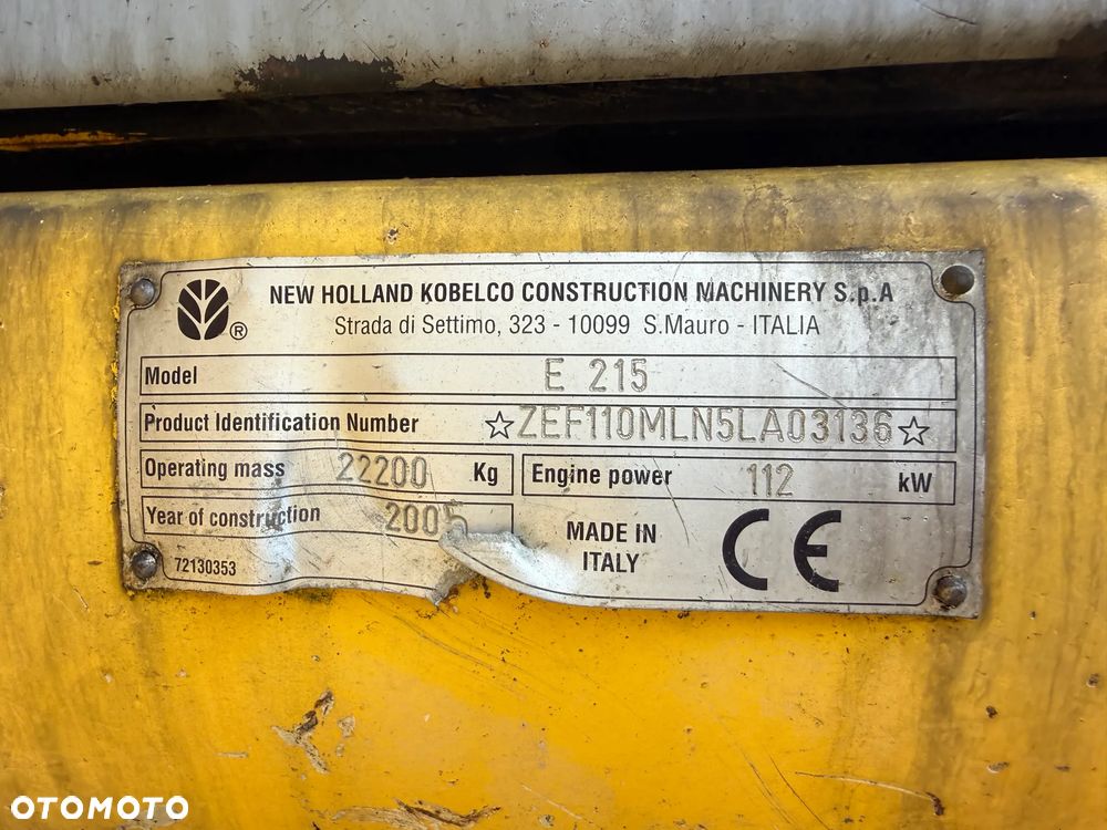 New Holland Kobelco E215 - 4