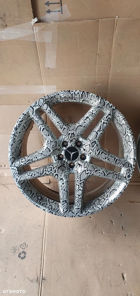 Alufelga felga aluminiowa 10J 21 ET46 5x112 Mercedes GL X166 W166 AMG Oryginał A1664012502 - 2