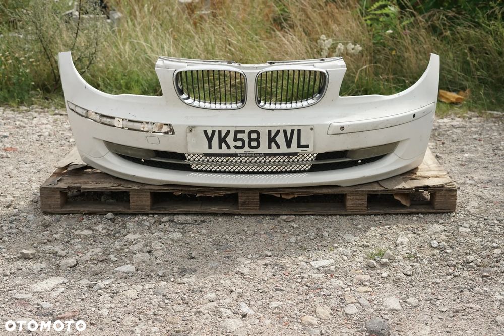 Zderzak przód przednie BMW seria 1 E87 Lift Biały - 1