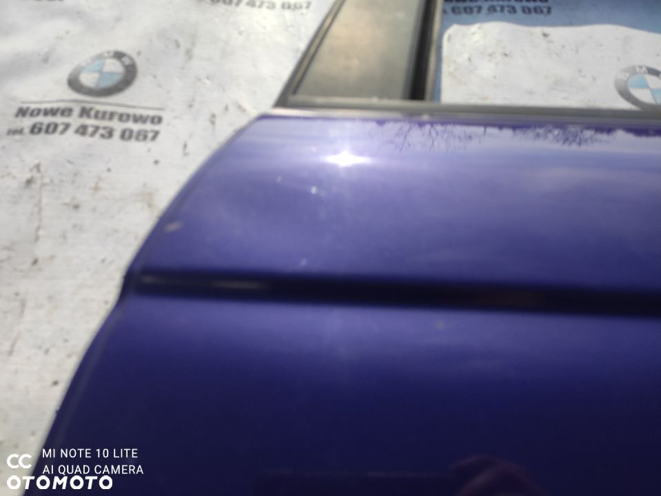 BMW E39 Kombi Drzwi Lewe Tylne Tył Velvet Blue - 7
