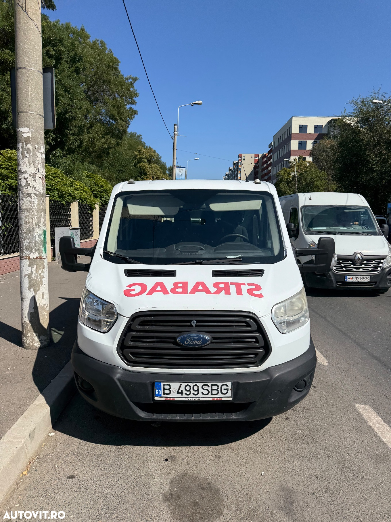 Ford Transit 2017 2.2tdi Punte Dubla 7 locuri  Bena Aluminiu TVA Camioneta Dokka 7 locuri Carosata Pick-Up Unic Proprietar de noua Reprezentanța Ford Carte Service Istoric Complet km reali Clima AC Nu Mercedes Sprinter VW crafter Boxer Peugeot - 27