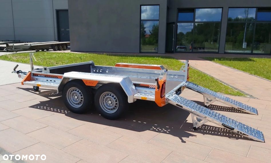 TA-NO Przyczepa TA-NO koparkowa DMC 2700kg najazdy mocna spawana - 6