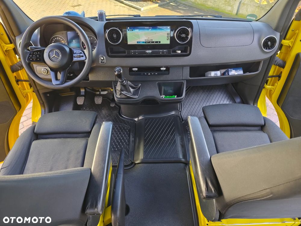 Mercedes-Benz SPRINTER 317 CDI 170KM MAXI LONG DOKA 6OSOBOWA SKRZYNIA KAMERA KLIMATRONIC NAVI COMMAND INTERNET HAK 3500 TEMPOMAT RADAR fotele KOMFORTY podgrzewane - 19
