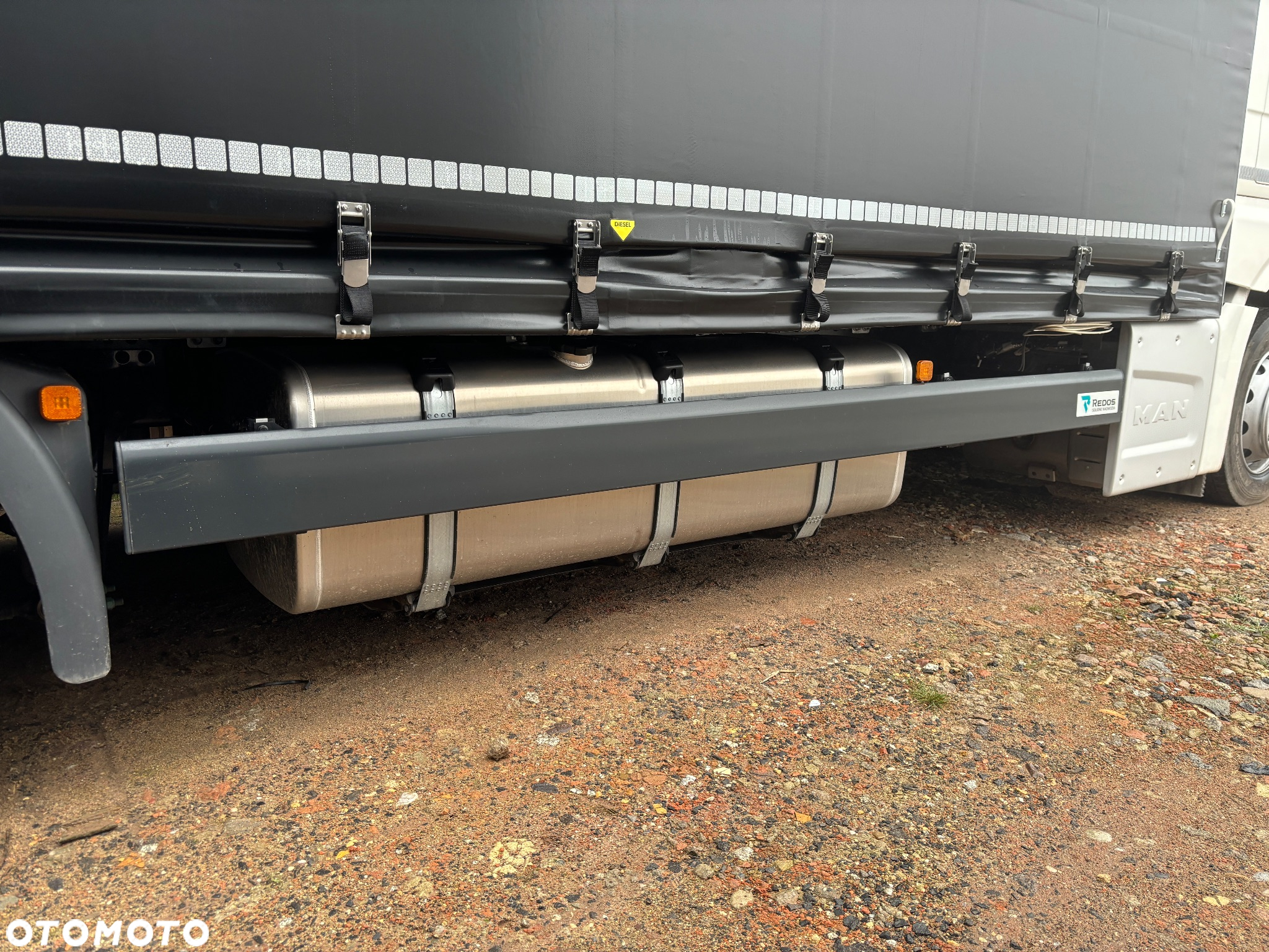 Rowerówka osłona boczna rowerowa międzyosiowa MAN MERCEDES DAF SCHMITZ KRONE VOLVO WIELTON SCANIA - 5