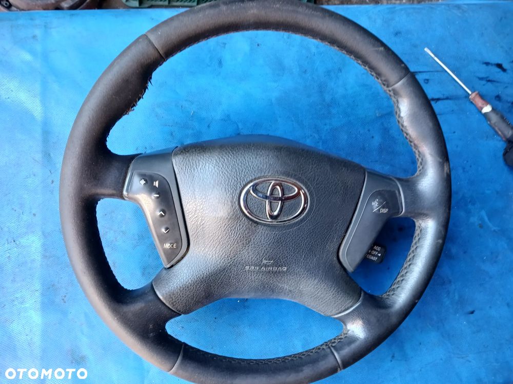 Kierownica multifunkcja Toyota Avensis T25 skóra poduszka - 5