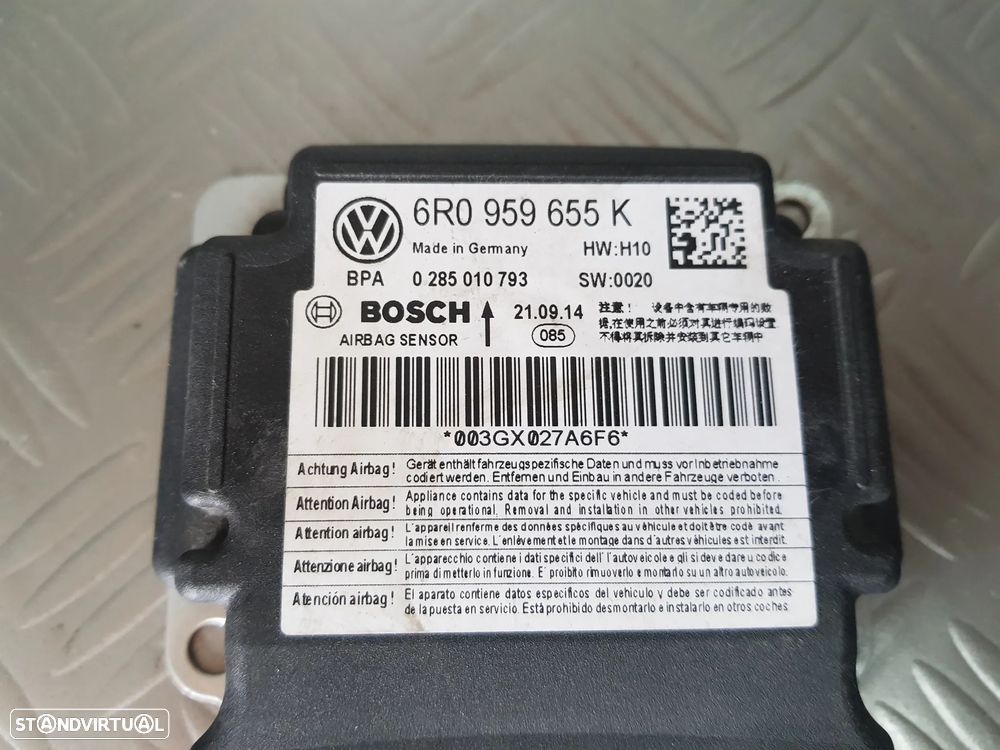 Centralina Modulo Airbag Seat Ibiza 6J Polo 6R skoda Fabia Rapid 2009-2014 - 2