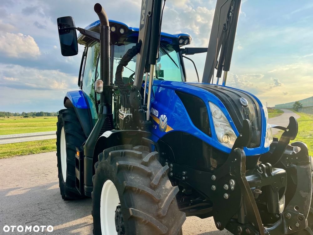 New Holland T6.125s 2019r. //STAN PERFEKCYJNY//ładowacz czołowy MX 412 łyżko krokodyl tur tuz nie t7.165 - 3