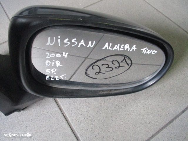 Espelho ESP2321 NISSAN ALMERA TINO 2004 DRT ELETRICO 3PINOS - 2
