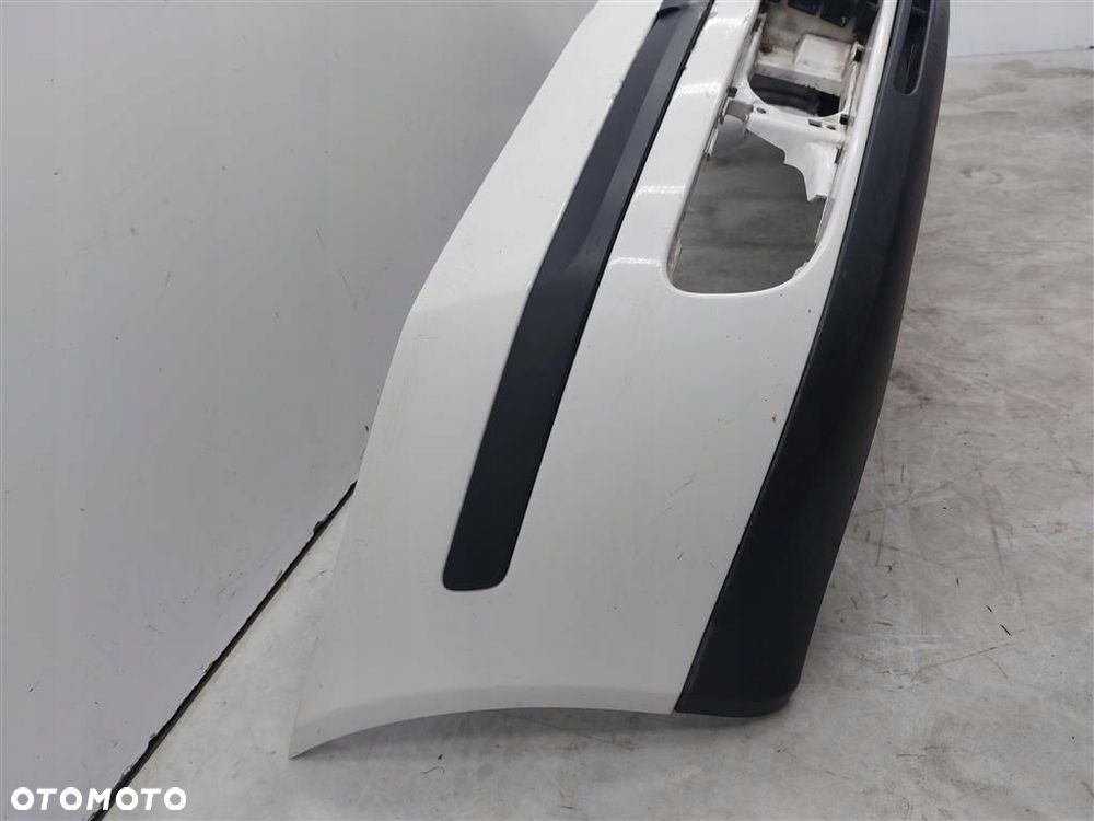 Zderzak przód przedni KRATKA Skoda Octavia II 04-13 BIAŁY 1Z0807221 - 3