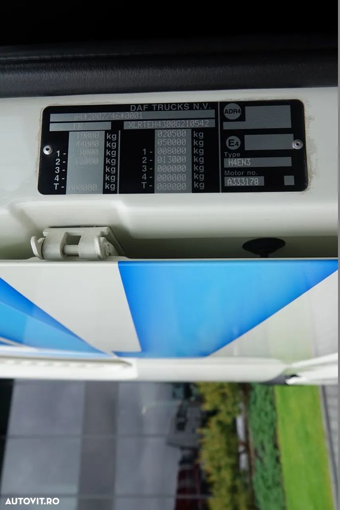 DAF XF 530 / RETARDER / I-PARK COOL / DUAL-LINE HIDRAULIC / DUPA CONTRACTUL DE SERVICE - 38