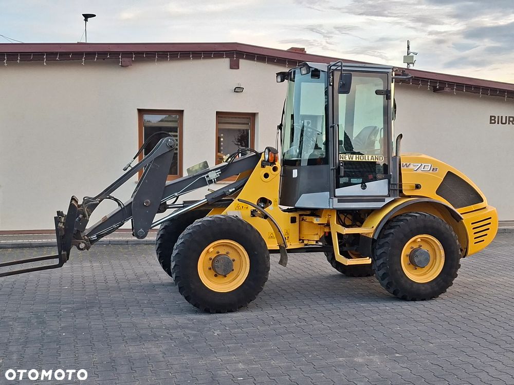 New Holland W70B z Niemiec Łyżka otwierana+Widły - 5