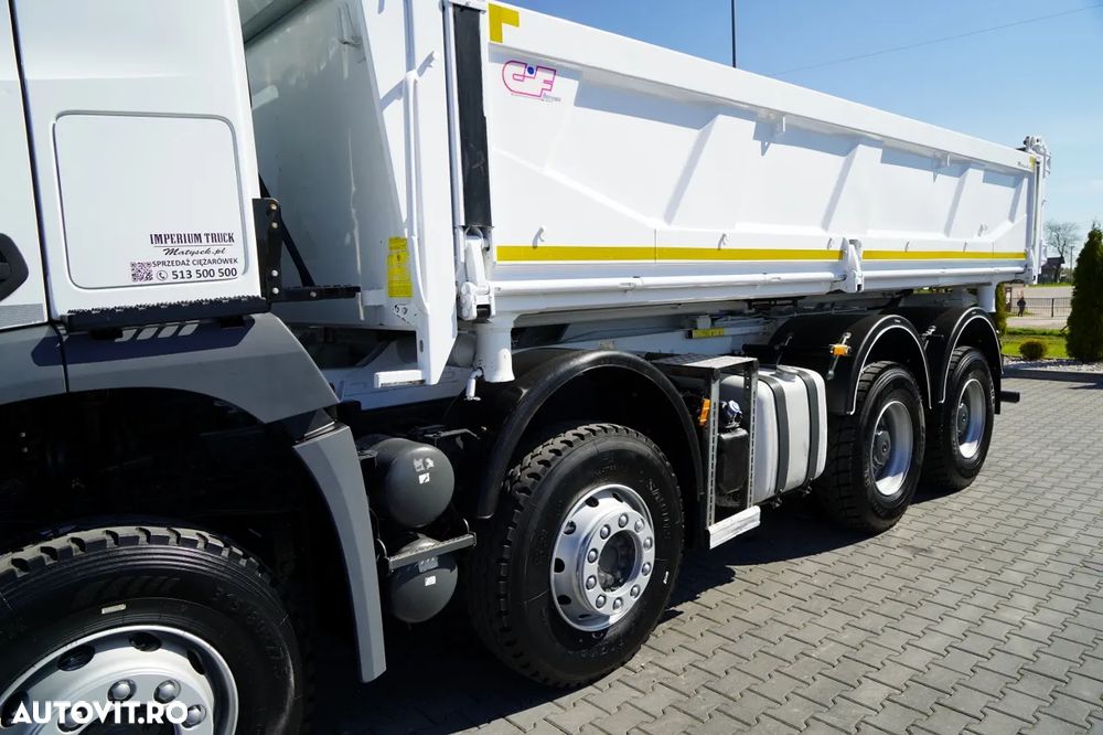 Mercedes-Benz AROCS 3243 / 8x4 / BASCULĂ DUBLU 6,1 M / LOCUL POSTAL HIDRODOXY / BORDMATIC / AUTOMATĂ / ANVELOPE 100% / EURO 6 / - 17