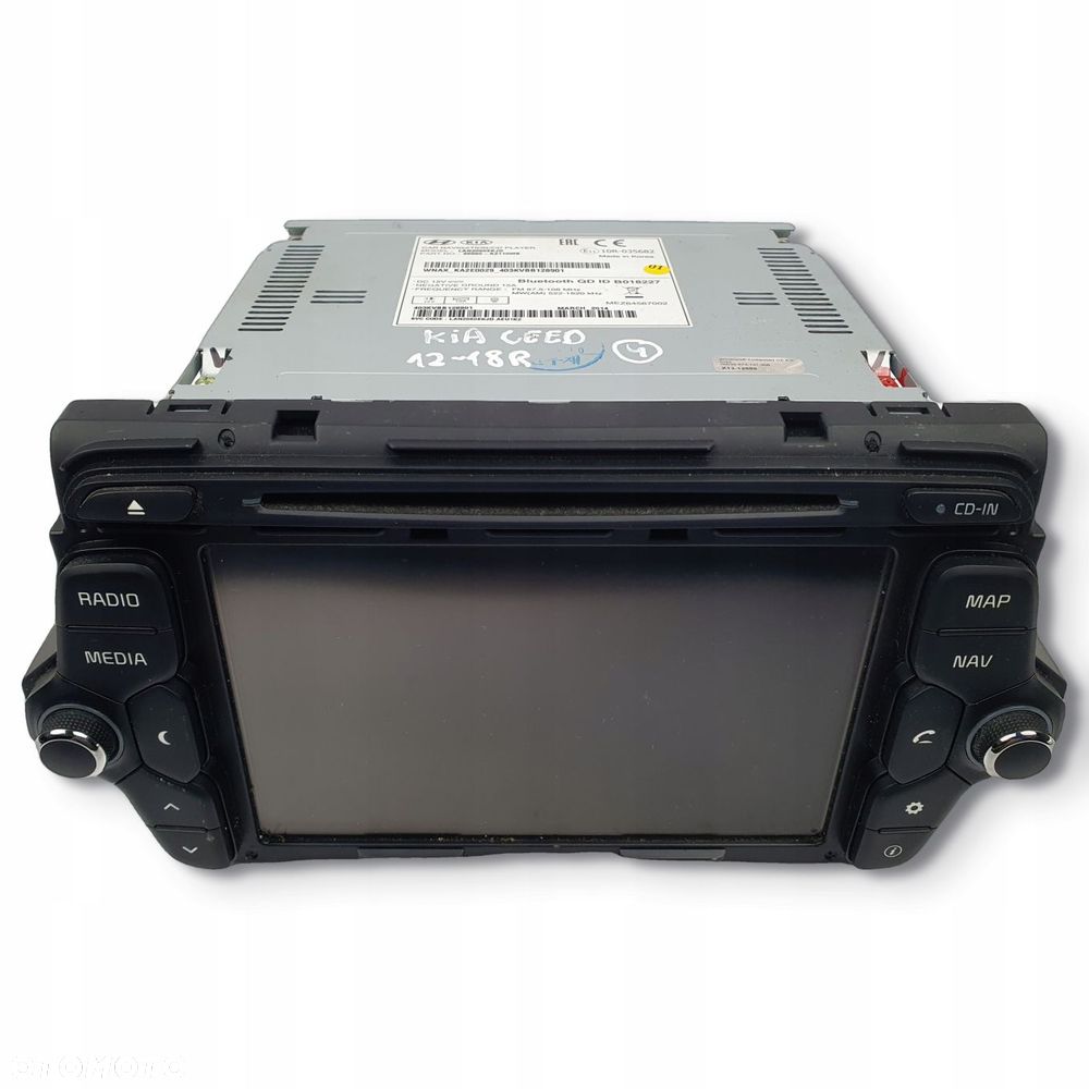 RADIO CD RADIOODTWARZACZ NAWIGACJA NAVI Kia Ceed II 96560-A2110WK - 1