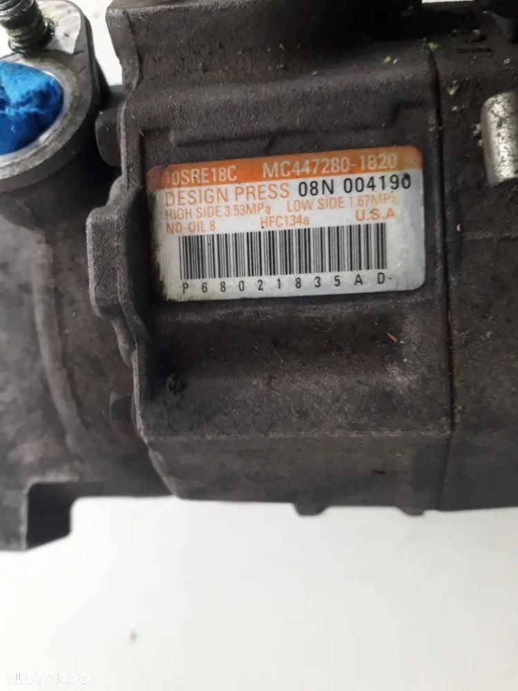 Compresor clima Grand Cherokee 4 3.0 CRD 2011 2012 2013 2014 2015 68202995AA / P68021835ad / MC447280-8180 - 5