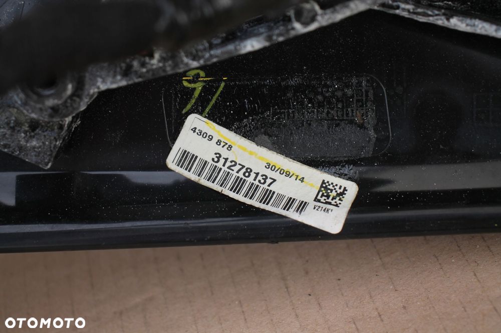 volvo v40, v40 cross country prawe lusterko 6 pin, 31278137 europa - 5