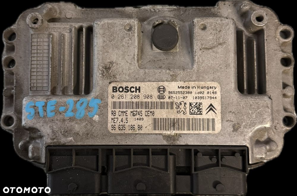 Sterownik Silnika ECU Komputer Citroen Peugeot 9663518680