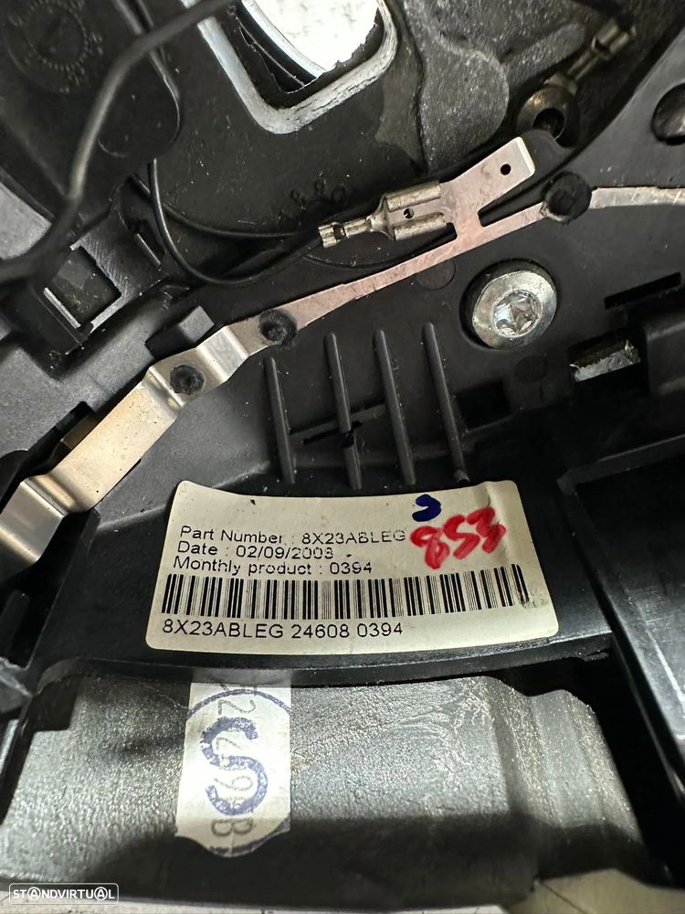 .Volante Pele Patilhas Comandos Multifunções Jaguar XF 1 I X250 2007 - 2015 - 6