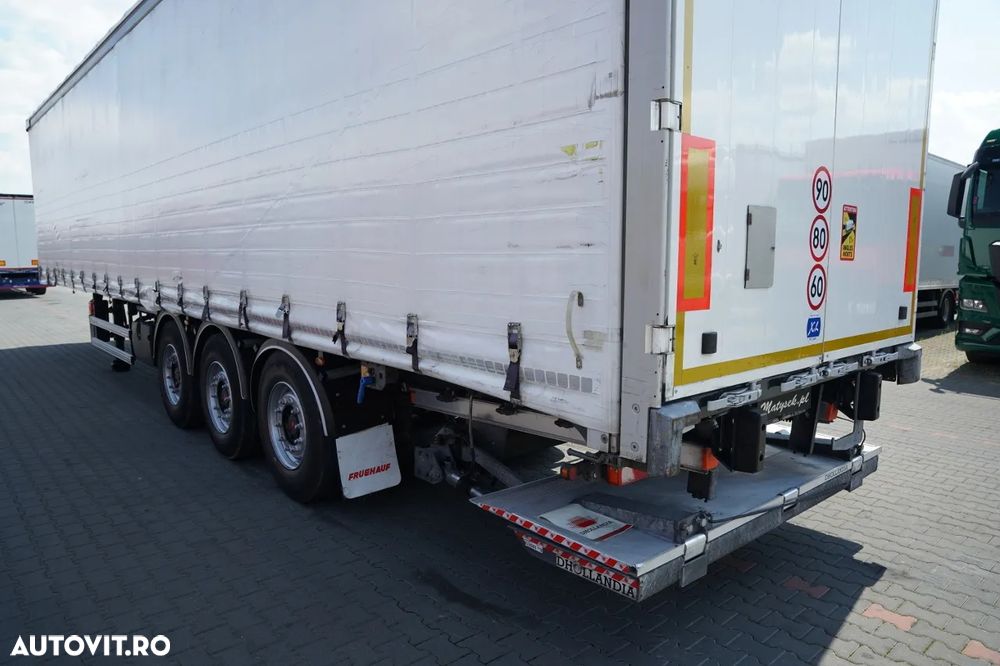 Fruehauf CORTINĂ / STANDARD / HALOMETRU DHOLLANDIA 2.000 kg / SAF / PODEA RESISTENTĂ, ȘINĂ ȘI PLĂCĂ / PODEA ARMATĂ - 11