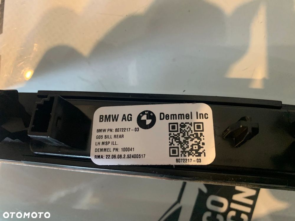 LISTWY NAKŁADKI PROGOWE BMW X5 G05 X5M F95 M-PAKIET LED KOMPLET - 11