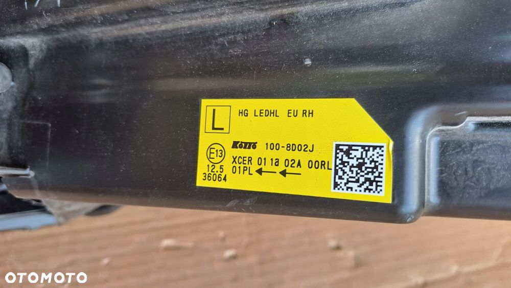 NISSAN QASHQAI III 3 J12 LAMPA PRZEDNIA PRAWA FULL LED UŻYWANA 100-8D02J - 7