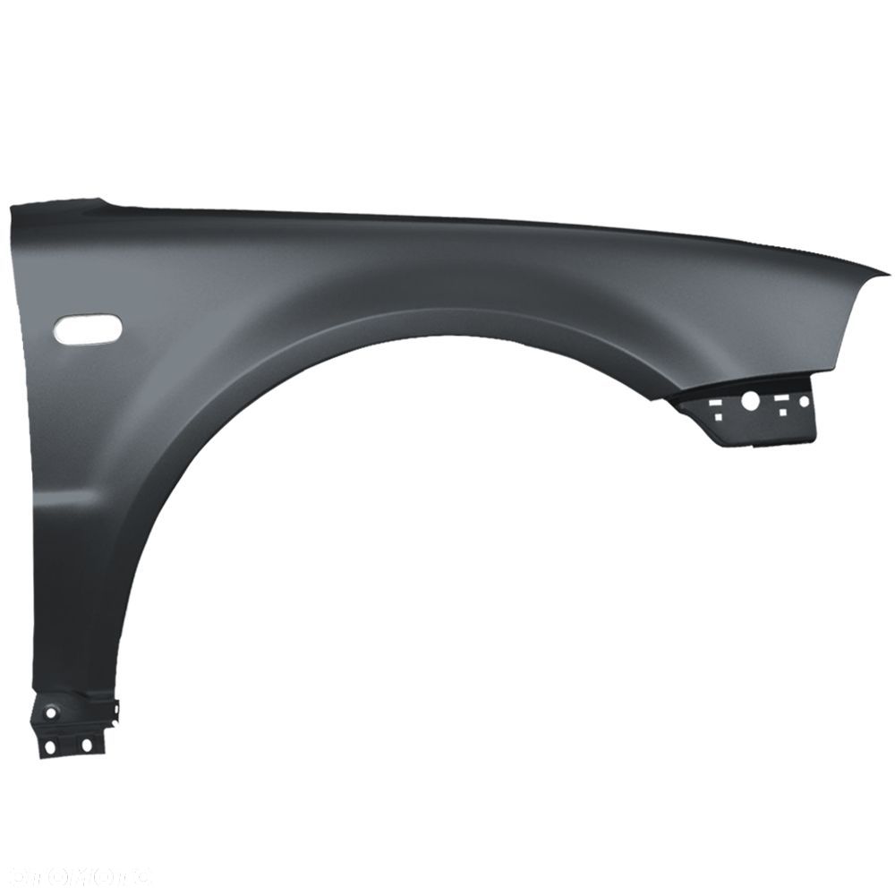 BLU Błotnik VOLKSWAGEN VW PASSAT B5 LIFT LA7T prawy srebrny 2000-2005 przód VereintGrau - 2