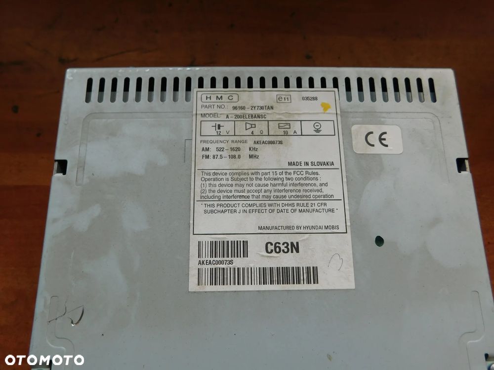 radio oryginalne HYUNDAI IX35 - 2