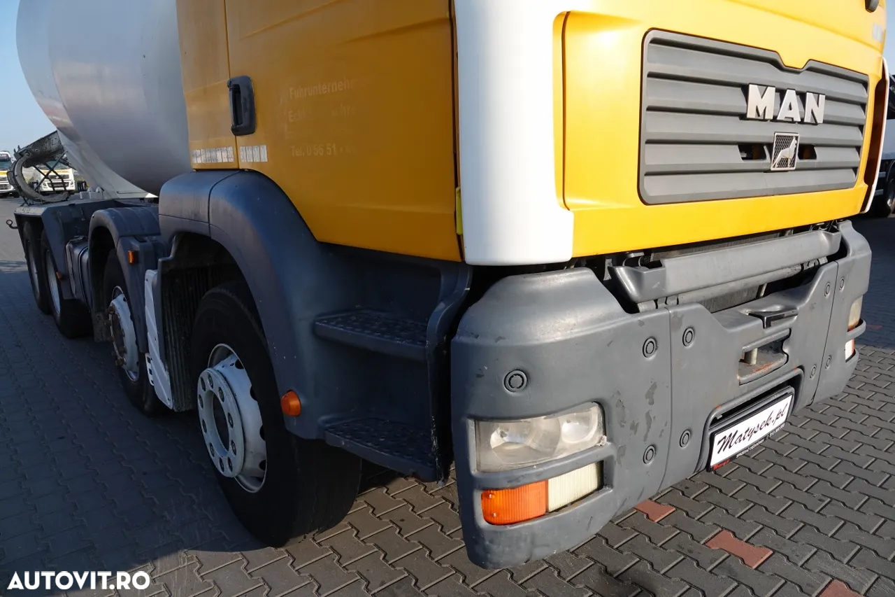MAN TGA 35. 360 / 8x4 / LIEBHERR 9mc / BETONIERE / PEAR / MANUAL / BETONIERE / - 9