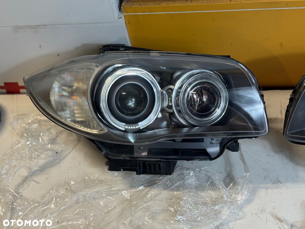 Lampy przód przednie  e87 xenon ringi Europa oryginalne BMW - 4