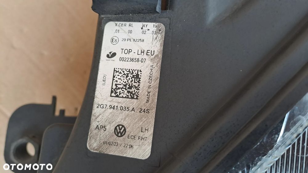 VW TAIGO 2021+ LEWA LAMPA LED IQ LIGHT 2G7941035A UŻYWANA - 5