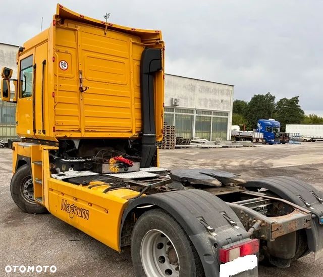 Renault MAGNUM 500DXI RETARDER AUTOMAT KIPPERHYDRAULIK FULLSPOJLERY 2xALUTANK KLIMA SKÓRA WEBASTO 2007r EURO 5 - 4