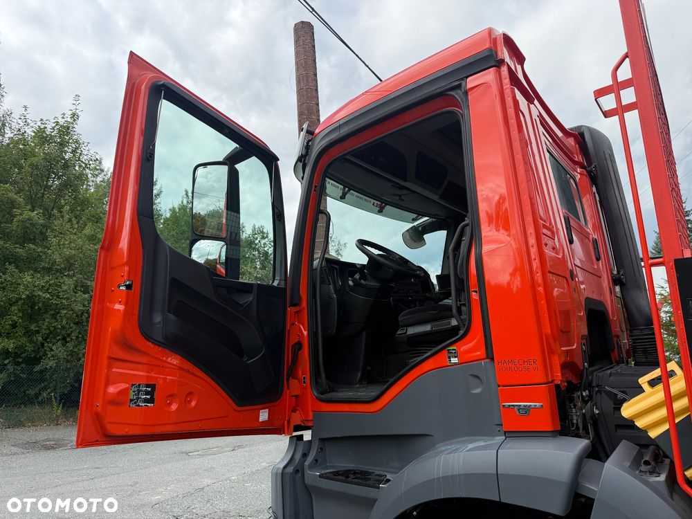 Mercedes-Benz AROCS 3240 *TRIDEM *HIAB X-HIPRO 192 E-5+RADIO* 7.5m PAKA Z BURTAMI* 8x4* KOŁA 90%* KAMERA* ROTATOR+WIDŁY* Z FRANCJI* - 28