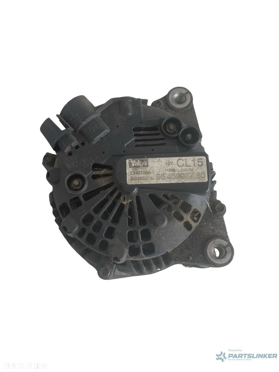 Alternator PEUGEOT 206 Hatchback 2A/C 1998 - > 2.0 HDI 90 RHY (DW10TD) 9645907780 - 1