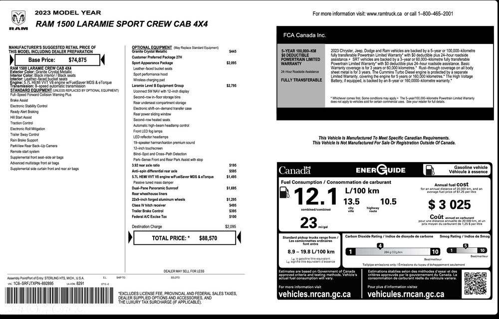 RAM 1500 Crew Cab Laramie - 2